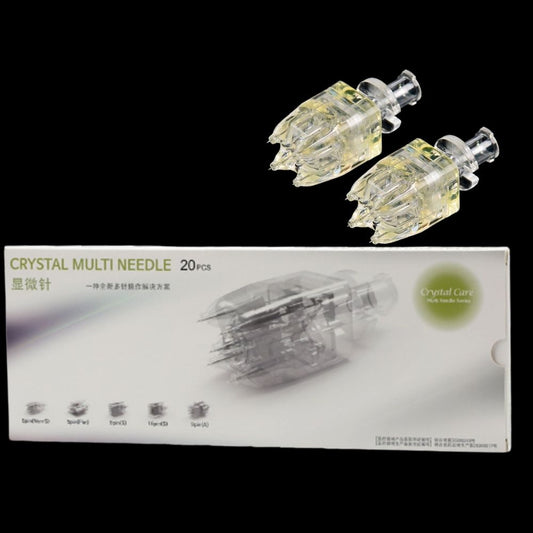 5pin 9pin Korea 32G 34G 1.5mm Crystal Multi Injectors Luer Lock Needle Mesotherapy Microneedle Cartridge Hand Hydra Injector