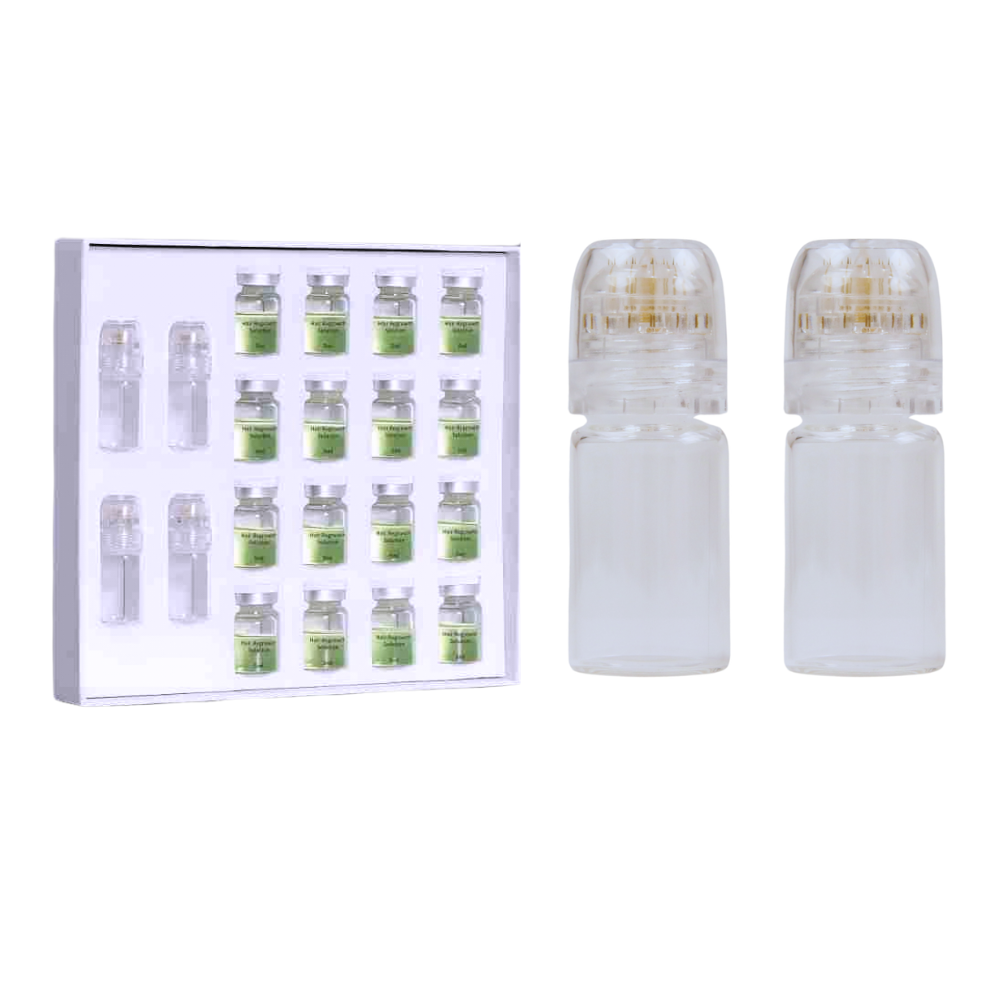Micro infusion 20 Hydra needles with GHK-CU hair regrowth serum kits