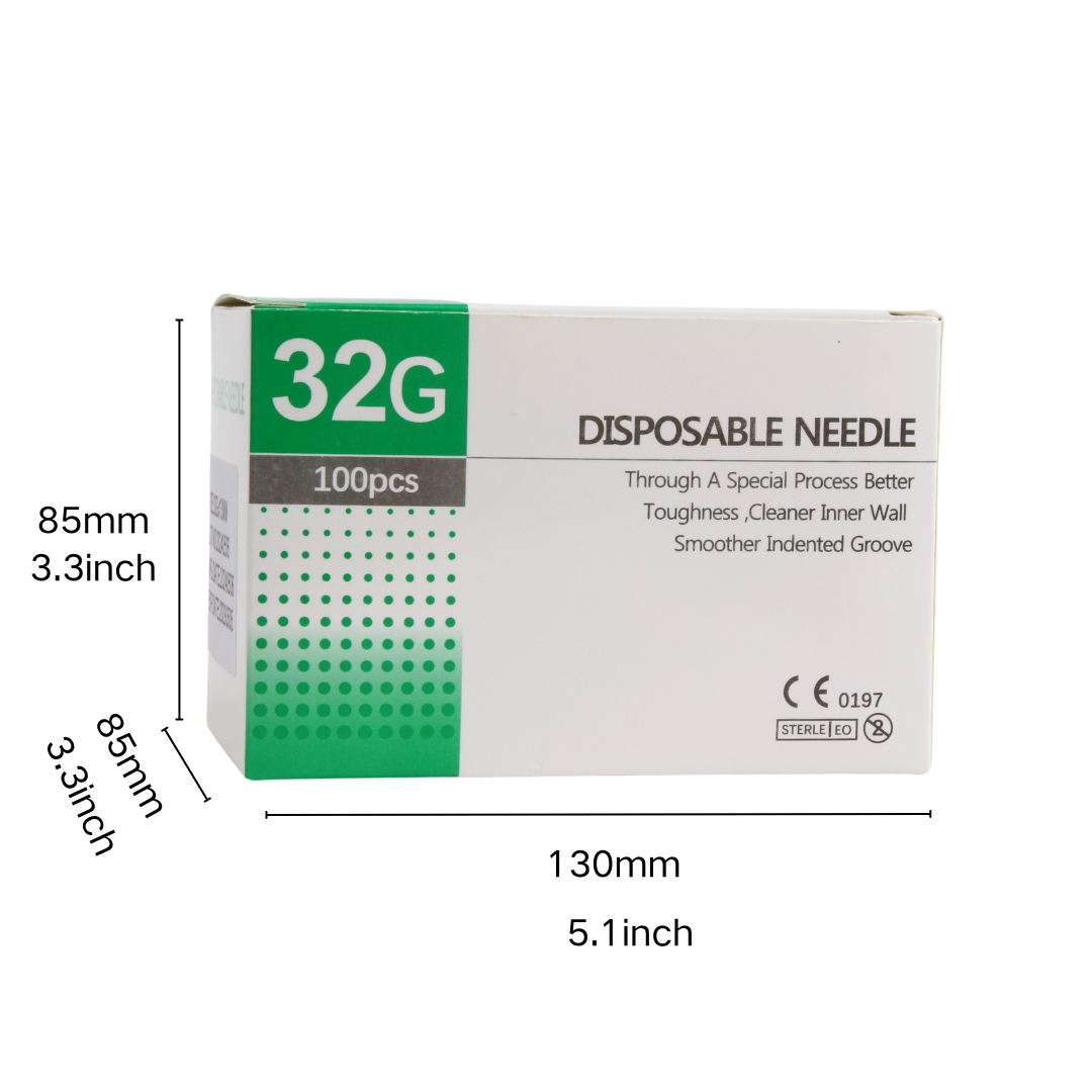 Hypodermic Meso painless Micro Beauty needle 30G 32G 33G 34G 1.5MM 2.5MM 4MM 6MM 8MM 13MM