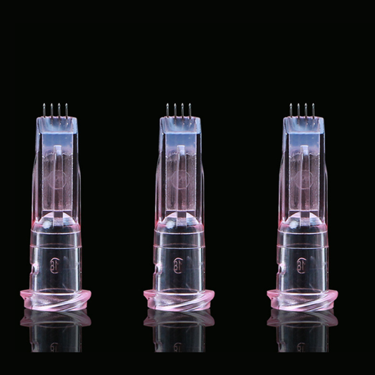 1.5mm 34G 4Pins Professional Mesotherapy Nanosoft Eyelid Handfillmed 4 Needles 4 Pins Multi Needle Ultrafine Sterile