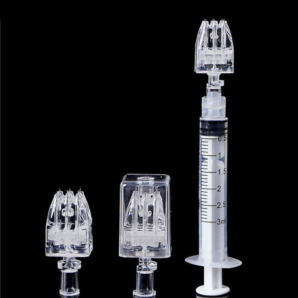 5pin 9pin Korea 32G 34G 1.5mm Crystal Multi Injectors Luer Lock Needle Mesotherapy Microneedle Cartridge Hand Hydra Injector